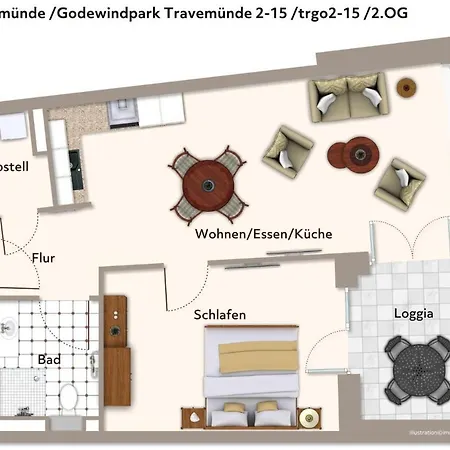 Godewindpark Travemuende Godewindpark Travemuende 2-15 Lägenhet